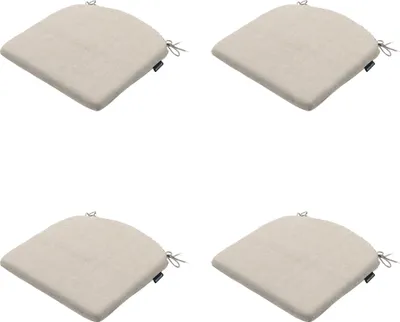 Produktbild von Madison – Panama-Sitzkissen – Beige – 46 x 48 x 4,5 cm – 4er-Set