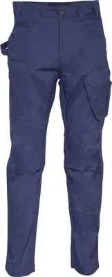 Produktbild von Cofra Arbeitshose Slim Fit atmungsaktiv 100% Baumwolle 46 blau (Navy)