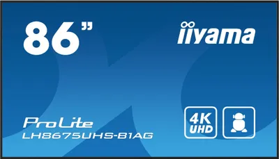 Image de IIYAMA 217,4cm(85,6") LH8675UHS-B1AG 16:9 3xHDMI+2xUSB IPS retail (Speditionsversand)