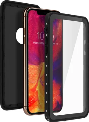 Image de Apple iPhone X/ iPhone XS étui de protection étanche jusqu'à 2m, IP68 - Noir