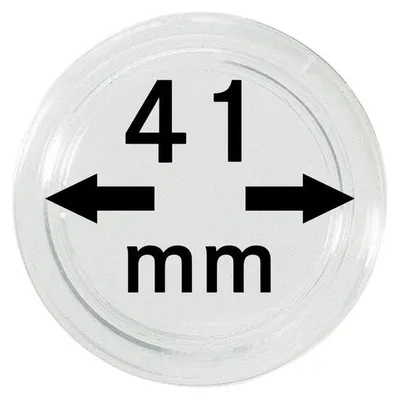 Produktbild von Lindner S2255041P Münzkapseln 41 mm-10er Pack für 2 oz Piedfort Koala