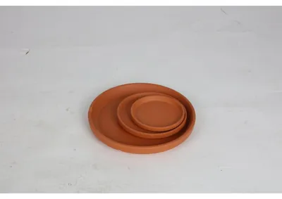 Produktbild von 45x Terrakotta Untersetzer 11cm Pflanzentöpfe Teller Blumentopf Gefäß Kübel