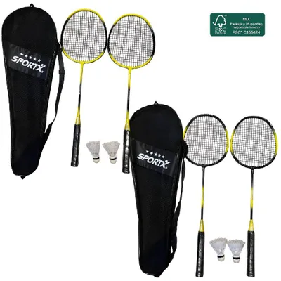 Produktbild von SportX Badmintonset 5 Sterne- Badminton Spielzeug Set