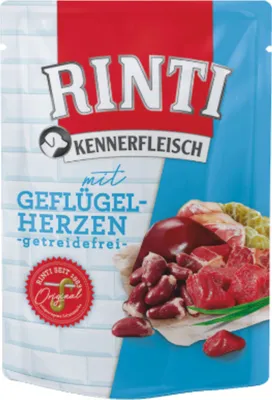 Produktbild von Rinti PB Kennerfleisch Geflügelherzen 400g