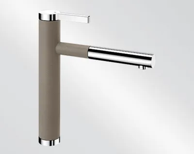 Produktbild von BLANCO LINEE-S Armatur / Tartufo/Chrom / Zugauslauf / Hochdruck