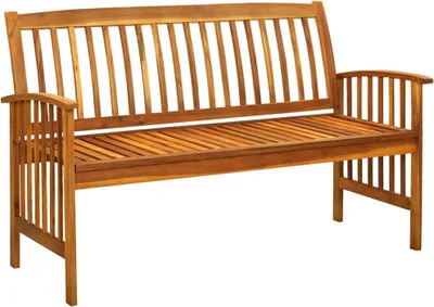 Obrázek produktu pro vidaXL Zahradní lavice s polštářem 147 cm z masivního dřeva Akácie