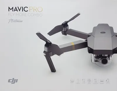 Produktbild von DJI Mavic Pro Fly More Combo Platinum Edition, Farbe: Schwarz/Grau