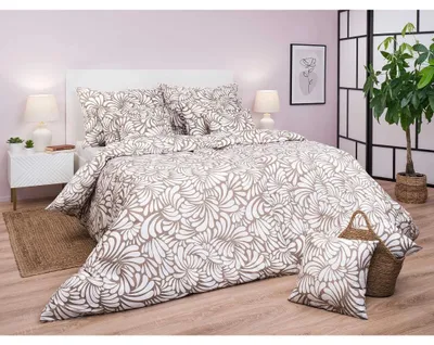Zdjęcie produktu dla Pościel bawełniana Iluze opalowa 140x200, 70x90 cm