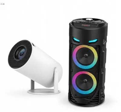Zdjęcie produktu dla Zestaw kina domowego projektor HD + głośnik Bluetooth 16 W
