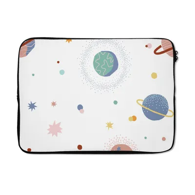 Produktbild von MuchoWow® Laptop Hülle 14 ZollKinderzimmer - Sterne - Weltraum Laptoptasche - Laptoptasche - Stoßsicher - Schutzhaube