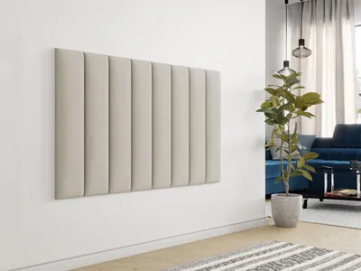 Obrázok produktu pre Čalúnený nástenný panel 80x20 PAG - béžový