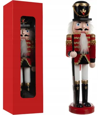 Obrázek produktu pro Dřevěný vojáček louskáček 30 cm Ruhhy