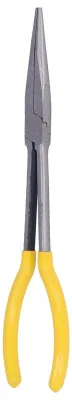 Immagine prodotto di Pinza a becchi lunghi da 28 cm - Pinza in acciaio - Pinza a punta - Tagliacavi - Morsetto per fili - Resistente, realizzata in acciaio 45#