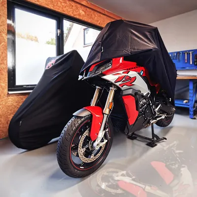 Image de Bâche de protection pour moto Flexx taille L noir