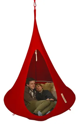 Produktbild von Cacoonworld Hängehöhle "Cacoon", Rot, Single, ø 1,5 m