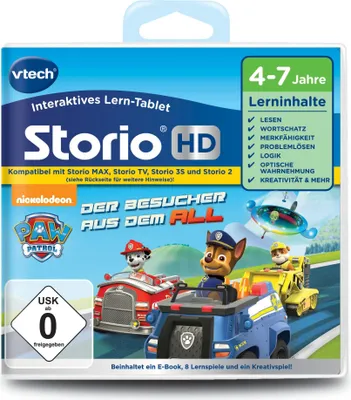 Produktbild von VTech "Paw Patrol", Storio2, Physische Medien, Speicherkarte, Bildend, EC (Früh Kindheit), DEU