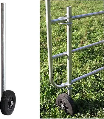 Image de Roue d'appui pour portes de pâturage - - Roue d'appui pour portes de pâturage -