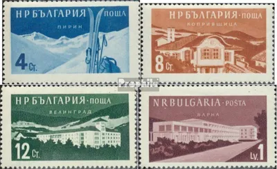 Produktbild von Briefmarken Bulgarien 1958 Mi 1069-1072 (kompl.Ausg.) postfrisch Kurheime und -orte