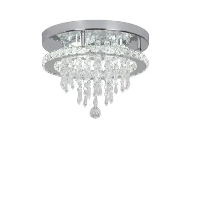 Immagine prodotto di Lampadario moderno in cristallo, 31W LED, telecomando dimmerabile, bianco caldo / bianco freddo