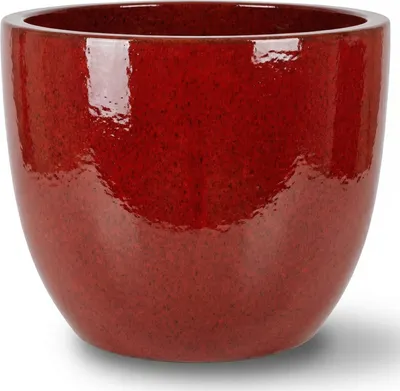Produktbild von Pflanzkübel aus Keramik Provencelia LANCELOT Tropenrot, Ø36 cm x H34 cm, frostbeständig