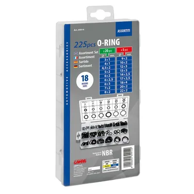 Produktbild von LAMPA Sortiment O-Ring 69914 NBR (Nitril-Butadien-Kautschuk)