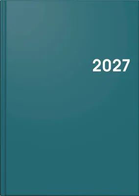 Produktbild von 2027 BRUNNEN Buchkalender A5 petrol