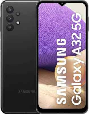 Produktbild von Samsung Galaxy A32 5G , 16,5 cm (6.5"), 720 x 1600 Pixel, 4 GB, 128 GB, 48 MP, Schwarz