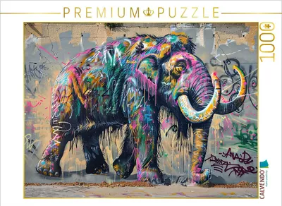 Produktbild von CALVENDO Puzzle Mammut | 1000 Teile Lege-Größe 64x48cm Foto-Puzzle für glückliche Stunden