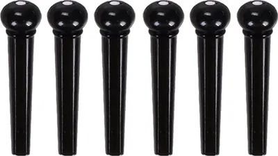 Image de Kit classique de chevilles pour guitare acoustique, kit d'écrous de sillet pour guitare, pièces, accessoires pour instruments de musique