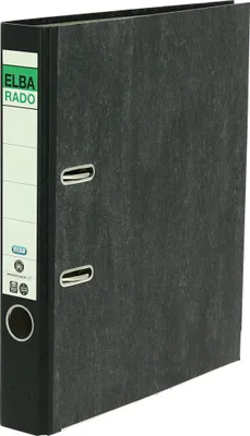 Produktbild von ELBA Ordner ELBArado 100555311 DIN A4 50mm Pappe schwarz