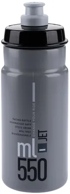Produktbild von Elite Trinkflasche Jet 550 Ml Klar/Grau transparent,grau