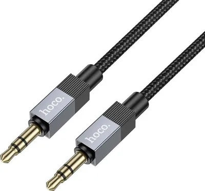 Produktbild von Kabel AUX Klinke 3,5 mm (Stecker) auf Klinke 3,5 mm (Stecker) Hoco 1 m UPA32 schwarz