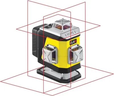 Zdjęcie produktu dla Niwelator laserowy krzyżowy cl4r 4x360 wiązka czerwona