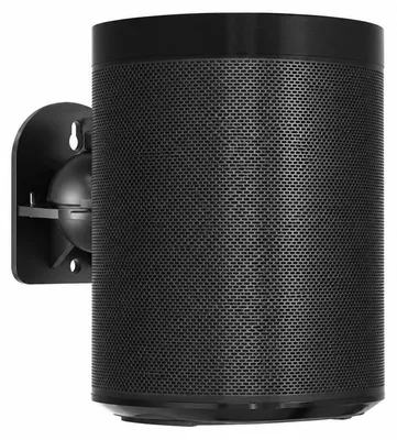 Produktbild von Surround Lautsprecher Halterung, universelle Wandhalterung für Satellitenlautsprecher, schwenkbar und neigbar, 2er Set, für Heimkino, Wohnzimmer und Büro, Schwarz
