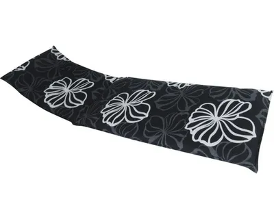 Produktbild von HVI Saumauflage Rolliege LI Barcelona, M125 schwarz/weiss mit Blüten