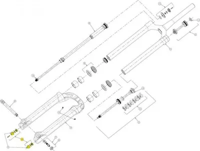Produktbild von Manitou Zugstufeneinstellknopf & Luftkappe für Mezzer 27,5/29" Blau/schwarz -...
