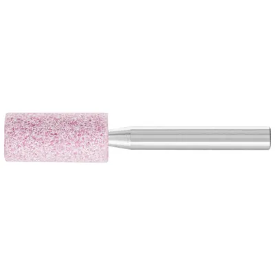 Produktbild von Pferd Schleifstift Körnung 46EK 13 x Höhe 25mm Schaft-Durchmesser 6mm Zylinderform Härte 0 rosa (AR) - 31125274