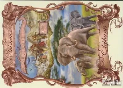 Produktbild von Briefmarken Guinea 2013 Mi Block 2231 (kompl. Ausgabe) postfrisch Elefanten