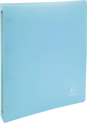 Produktbild von Exacompta 15x Ringbuch A4+ PP, 4 Ringe 30mm, Pastellblau, 51972E