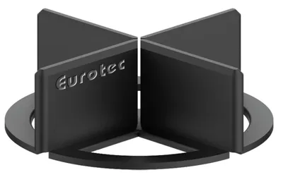 Produktbild von Eurotec Steinplatten-Fugenkreuz mit Bodenplatte Fugenmaß 3 mm, Höhe 15 mm