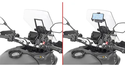 Produktbild von Givi Yamaha Tracer 9 21 Montagestange Hinter Der Windschutzscheibe Silber  Silber One Size