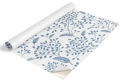 Produktbild von Tulup Möbelfolie - Klebefolie Möbel - Selbstklebende Folie 100x50 cm - Möbelfolie Schrank - Folie für Möbel - Möbelfolie Küche - Wasserdicht - Abwaschbar - Selbstklebend - Luftblasenfrei - Pflanzenmuster