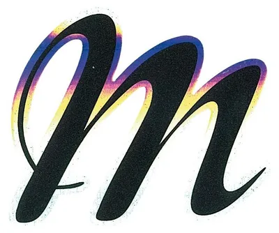 Immagine prodotto di Adesivo Monogramma Lettera Q, nero metalloescente