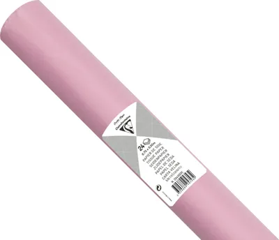 Produktbild von Clairefontaine 5x Seidenpapier Rolle24 Bogen 18g/m2 50x75cm Mittelrosa 394060C