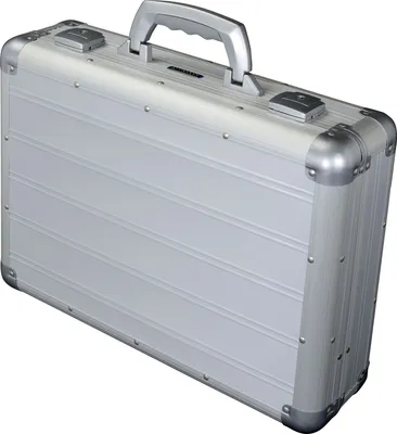 Produktbild von Attache-Laptopkoffer Venture silber matt