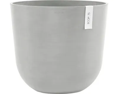 Obrázek produktu pro Květináč Ecopots Oslo plastový Ø 42,6 cm 45 x 45 x 39,4 cm šedobílý