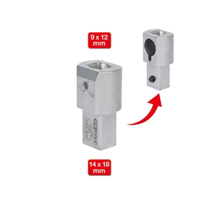 Immagine prodotto di KS TOOLS Adattatore da 14x18 mm a 9x12 mm - 516.2050