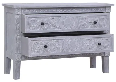 Produktbild von vidaXL Sideboard mit 2 Schubladen 90 x 30 x 60 cm Massivholz Mahagoni