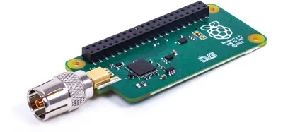 Produktbild von Raspberry Pi TV HAT, DVB-T, DVB-T2, VHF, Silber, Schwarz