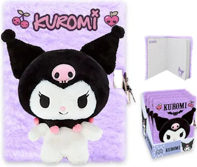 Immagine prodotto di Quaderno Kuromi 3D A5 con pagine a righe e design carino